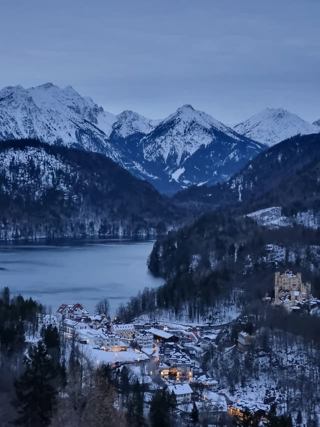 Uma foto de nós no castelo do pedido de casamento